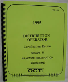 Edition A - Grade II Water Distribution Operator Certification Review Practice Exam (WD-508)